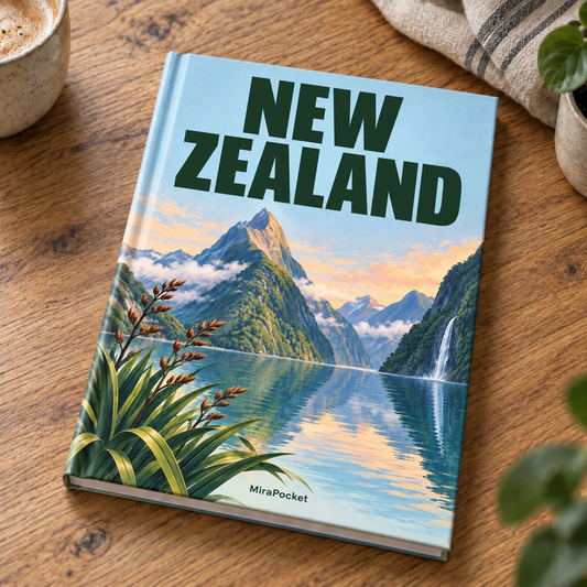 Personalized New Zealand Travel Photo Book – Your Story in 25 Photos