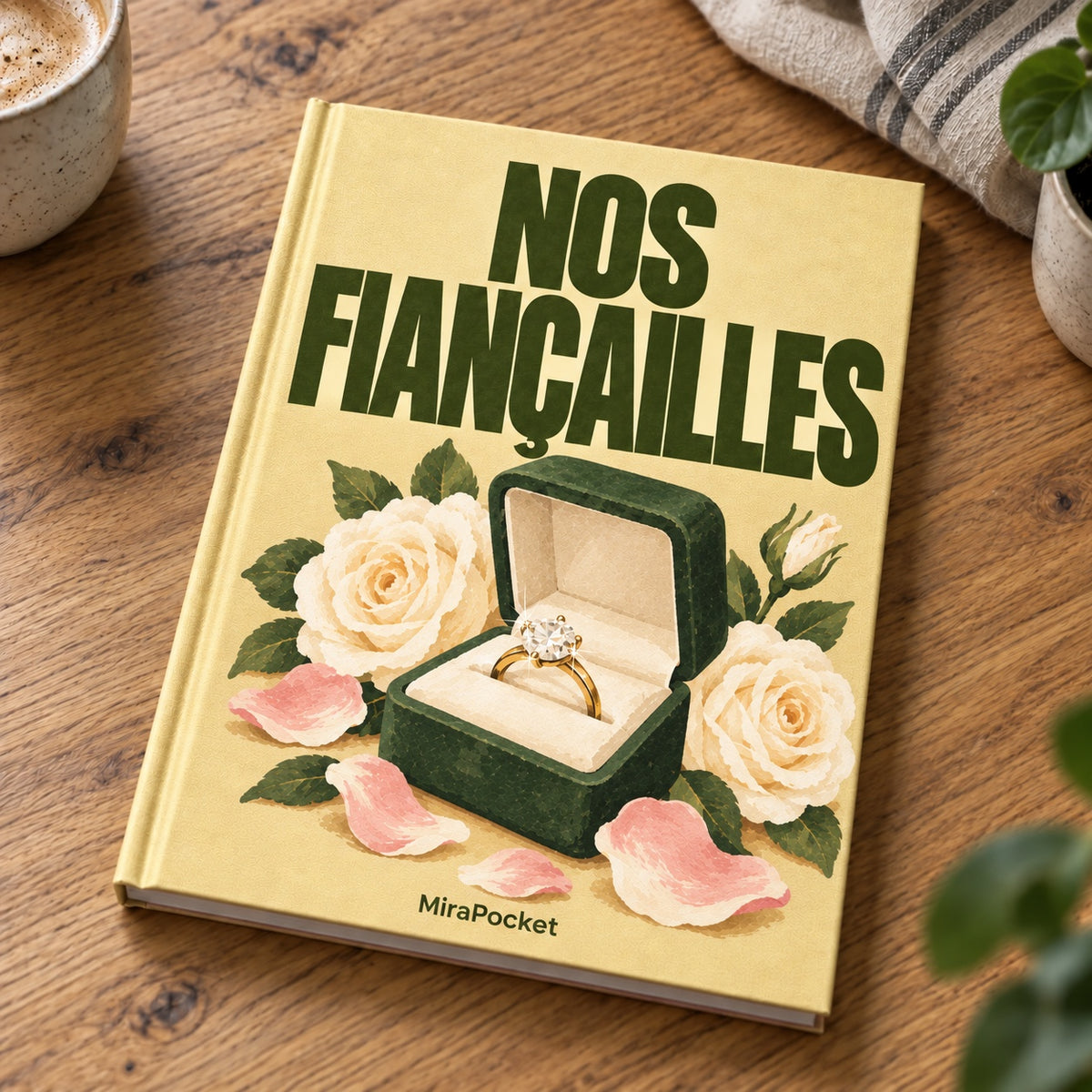 Livre photo personnalisé Nos fiançailles