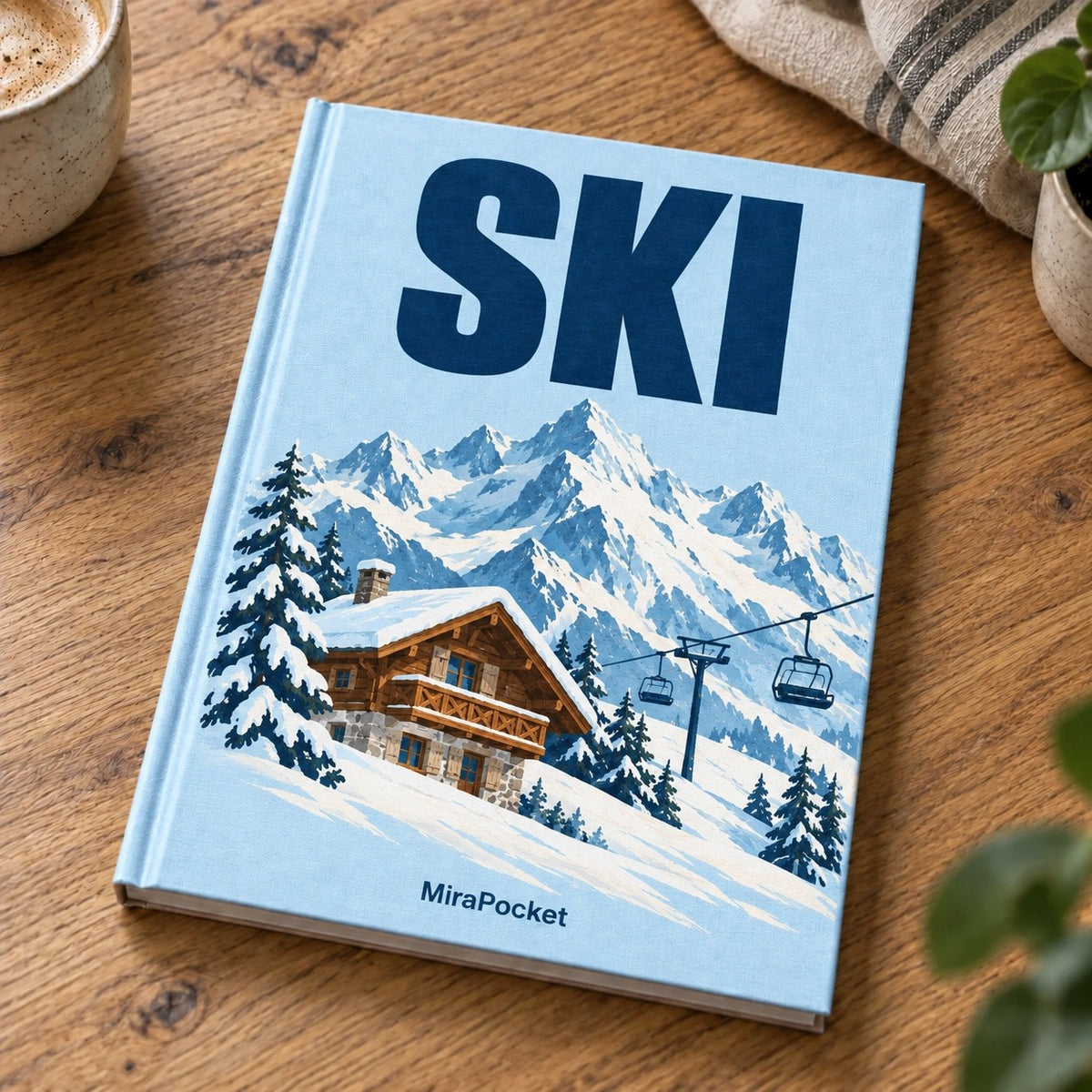 Livre photo personnalisé Ski